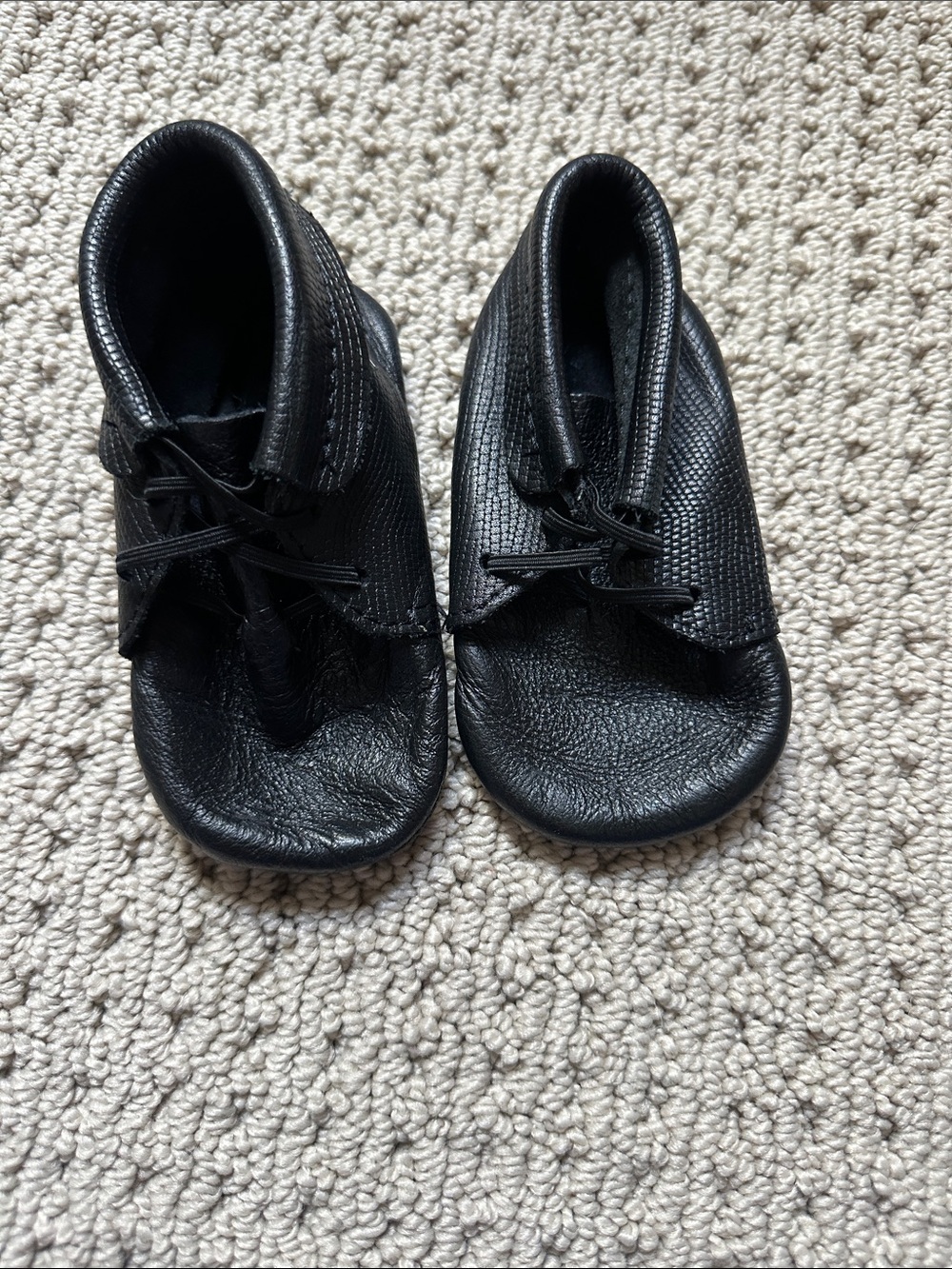 Freshly Picked Black Soft Leather City Boot Moccs